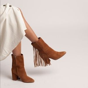 Dolce Vita Rhoda Suede Fringe Boot